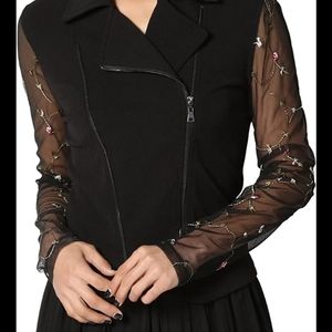 Moto Style LS zippered shirt